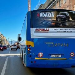 Pubblicità dinamica autobus Provincia di Cuneo