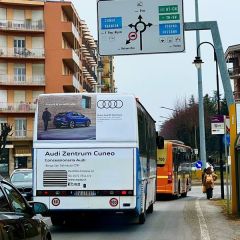 Pubblicità dinamica autobus Provincia di Cuneo