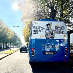 Pubblicità dinamica autobus Provincia di Cuneo