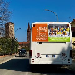 Pubblicità dinamica autobus Provincia di Cuneo