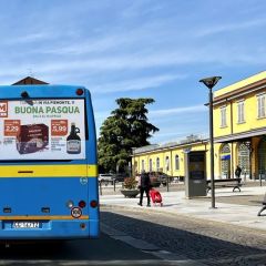 Pubblicità dinamica autobus Provincia di Alessandria
