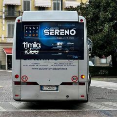 Pubblicità dinamica autobus Provincia di Asti