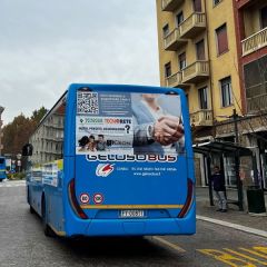 Pubblicità dinamica autobus Provincia di Asti