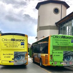 Pubblicità dinamica autobus Provincia di Bra