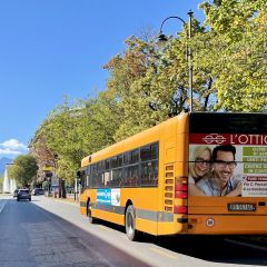 Pubblicità dinamica autobus Cuneo