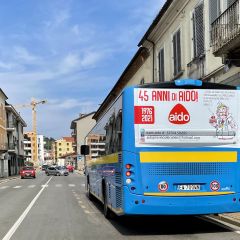 Pubblicità dinamica autobus Provincia di Cuneo