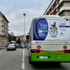 Pubblicità dinamica autobus Cuneo