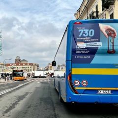 Pubblicità dinamica autobus Provincia di Cuneo