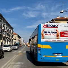 Pubblicità dinamica autobus Provincia di Cuneo