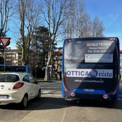 Pubblicità dinamica autobus Provincia di Alessandria