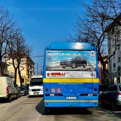 Pubblicità dinamica autobus Provincia di Cuneo