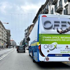 Pubblicità dinamica autobus Provincia di Cuneo