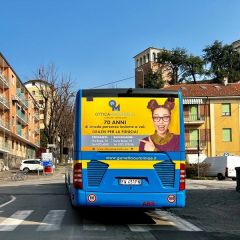 Pubblicità dinamica autobus Provincia di Cuneo