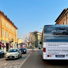 Pubblicità dinamica autobus Provincia di Alessandria
