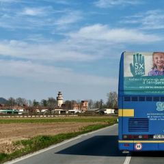 Pubblicità dinamica autobus Provincia di Cuneo