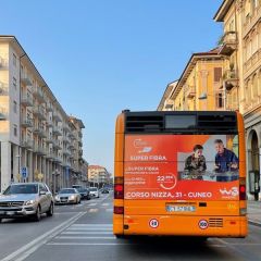 Pubblicità dinamica autobus Cuneo