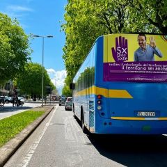Pubblicità dinamica autobus Provincia di Cuneo