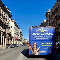 Pubblicità dinamica autobus Cuneo