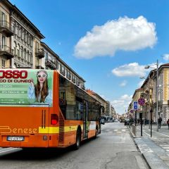 Pubblicità dinamica autobus Cuneo