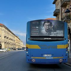 Pubblicità dinamica autobus Provincia di Cuneo
