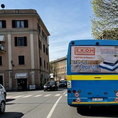 Pubblicità dinamica autobus Provincia di Alessandria