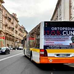 Pubblicità dinamica autobus Cuneo