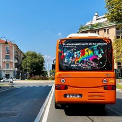 Pubblicità dinamica autobus Cuneo