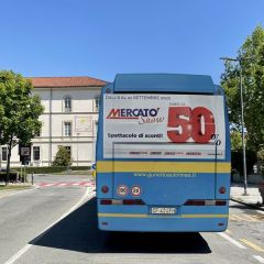 Pubblicità dinamica autobus Provincia di Cuneo