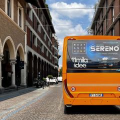 Pubblicità dinamica autobus Bra