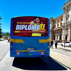 Pubblicità dinamica autobus Provincia di Cuneo